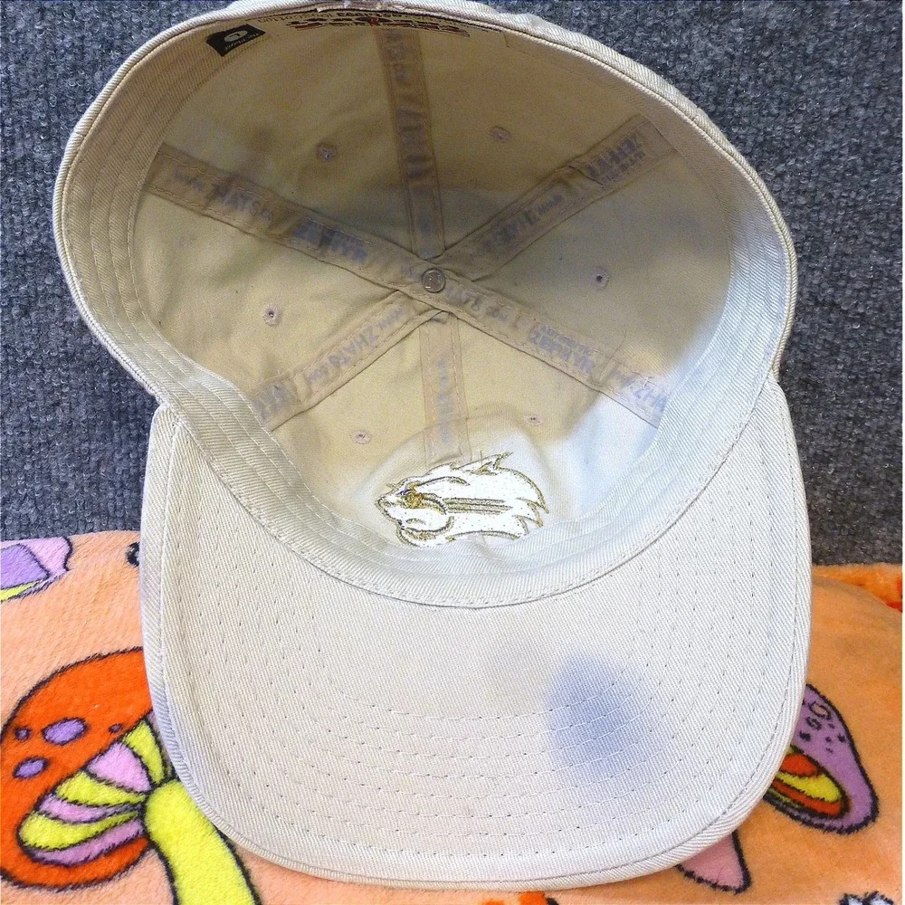 Zephyr Western Carolina Alumni Hat Tan Fitted L Catamounts NCAA Baseball Cap